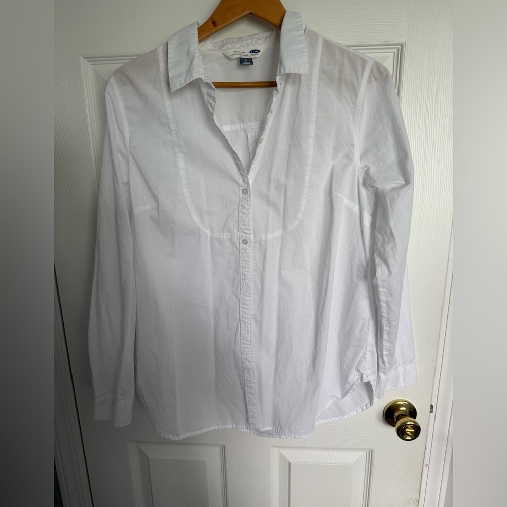 White Button-Up Shirt